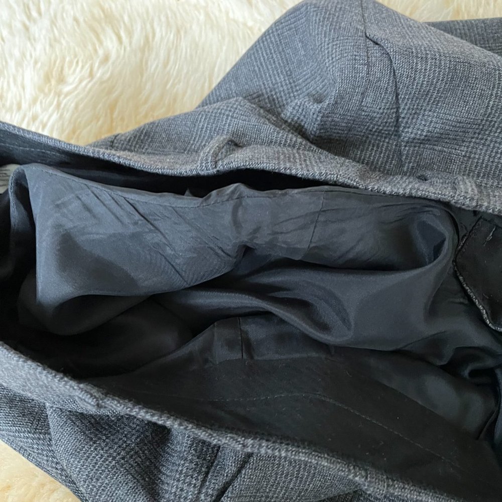 J. Crew Glen Plaid 1035 Trouser in Charcoal - Picture 5 of 7